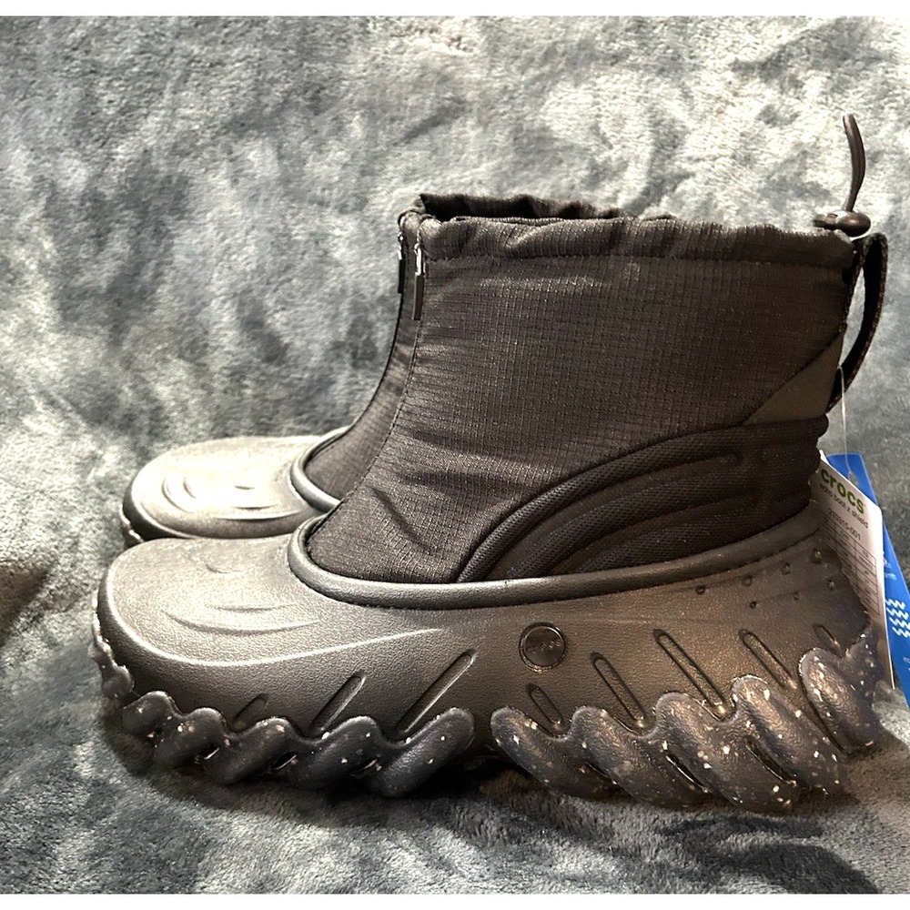 Crocs Echo Boot Z Shield Black Unisex Men's 9/ Women's 11